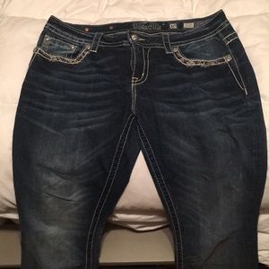 Miss me mid rise easy boot size 30, like new.